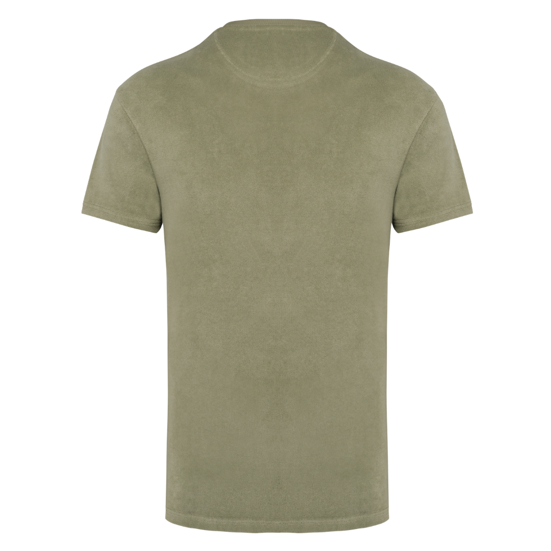 Tee-Shirt Eponge Homme Arc-en-Ciel Kaki