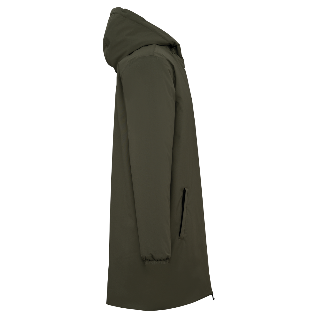 Parka Adulte Imperméable Sherpa Arc-en-Ciel Kaki