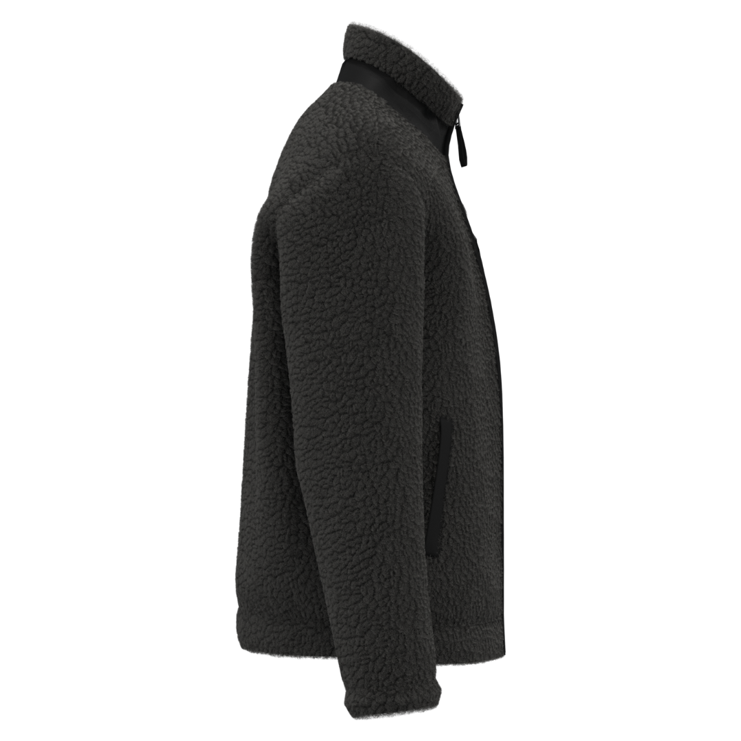 Veste Adulte Sherpa Arc-en-Ciel Noir