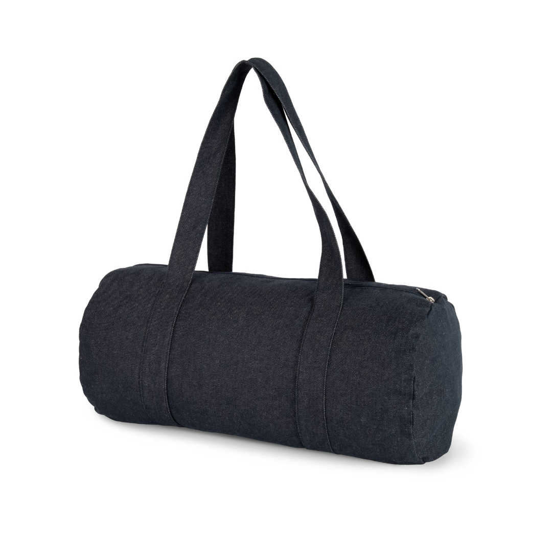 Sac Polochon La KIF Denim Blanc