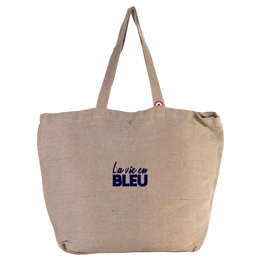 Sac en Jute La vie en Bleu