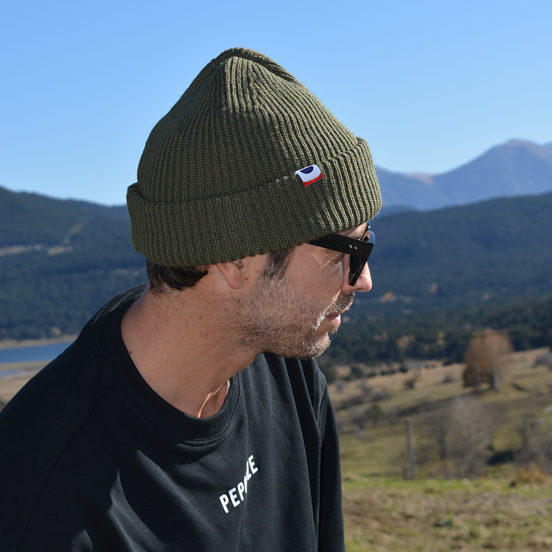 Bonnet Coupe-Vent Adulte Kaki