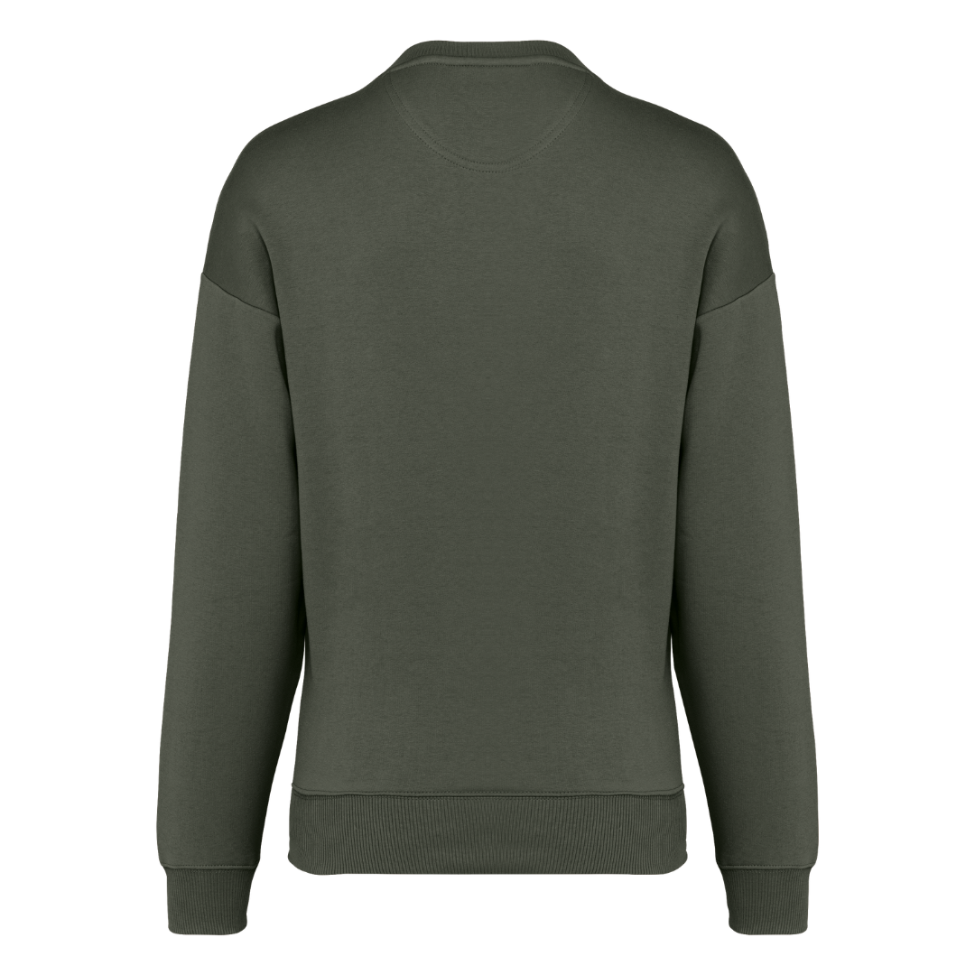 Sweat Adulte Tramontane Kaki Rouge