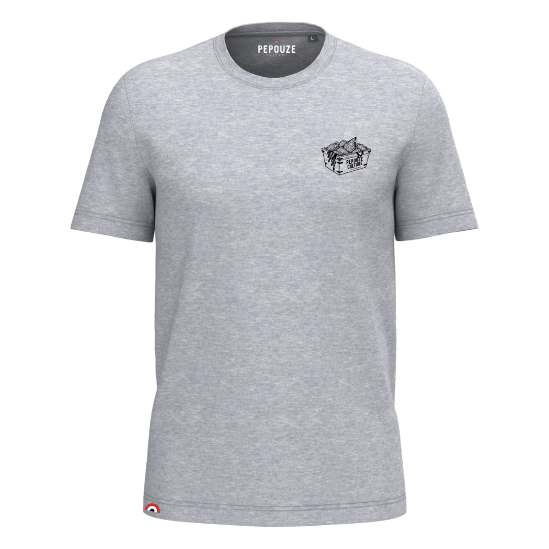 Tee-Shirt Adulte La Perle Gris Noir