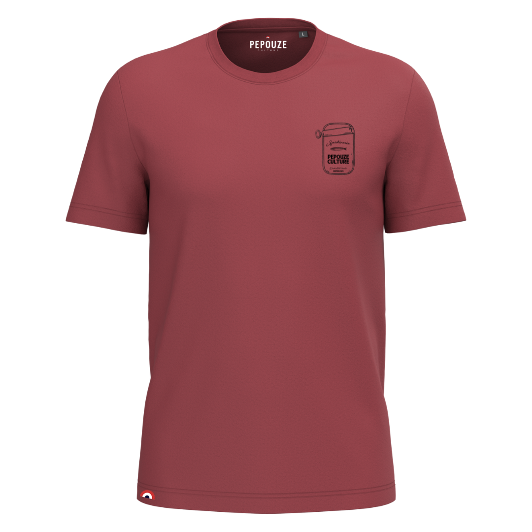 Tee-Shirt Adulte Sardinerie Terracotta Noir