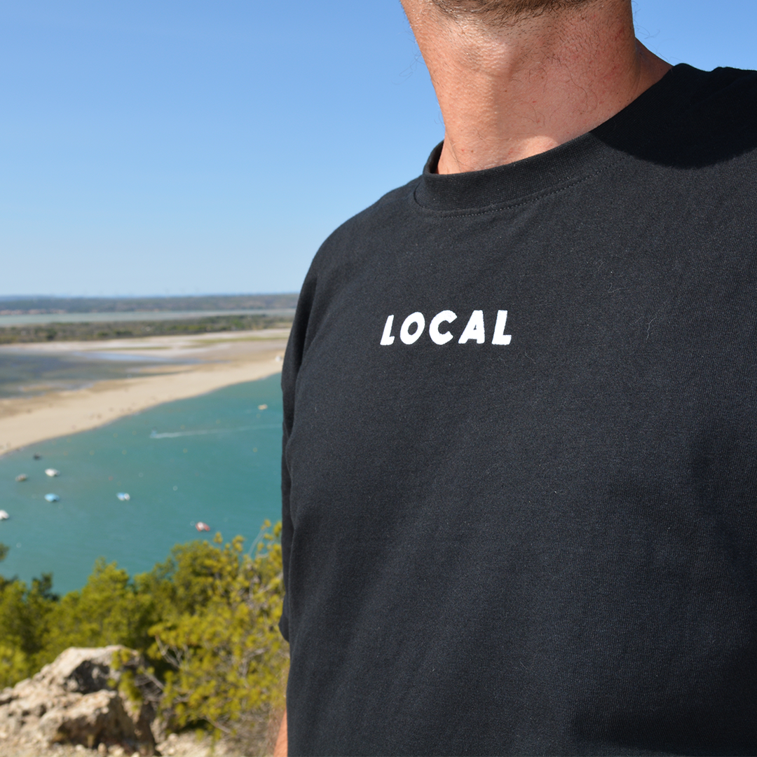 Tee-Shirt Adulte Oversize Local Noir Blanc