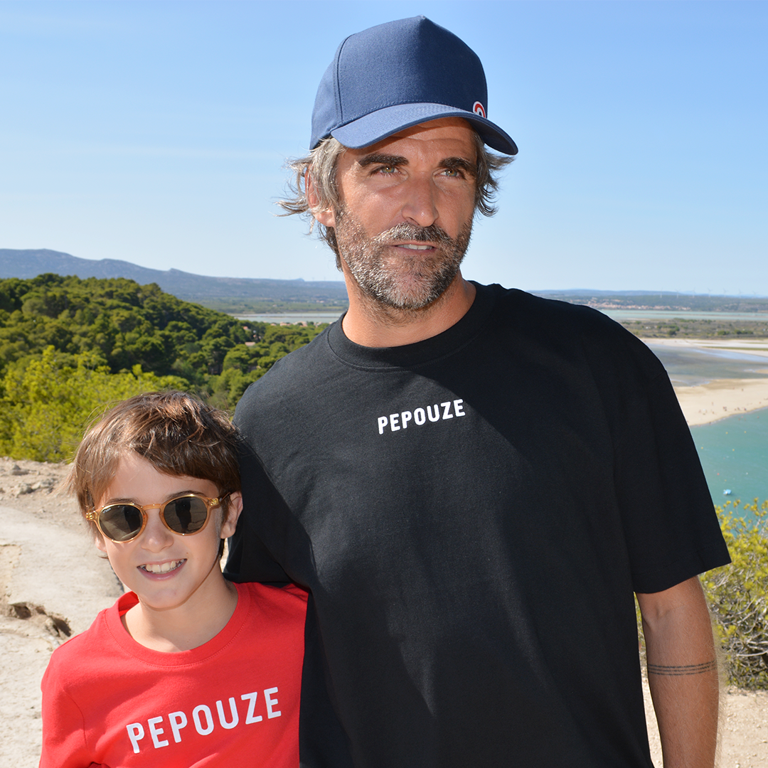 Tee-Shirt Adulte Oversize Pepouze Noir Blanc