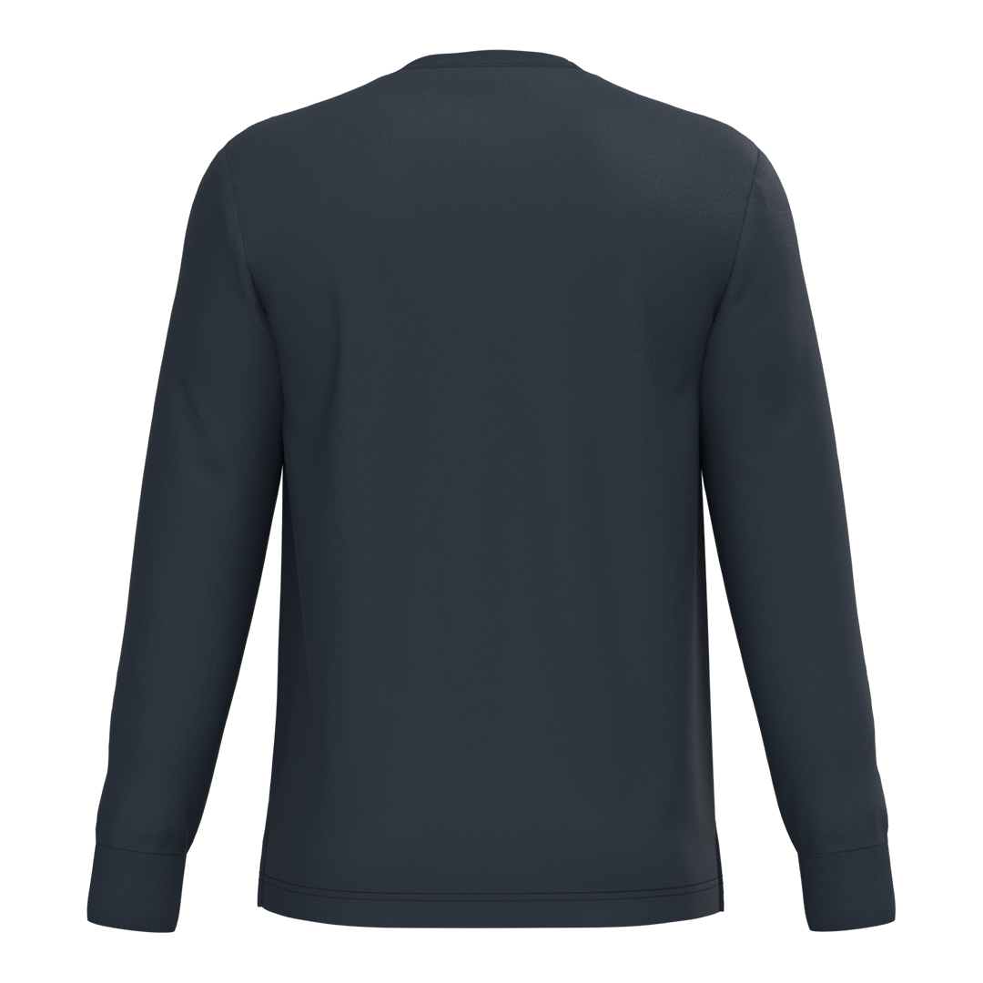 Tee-Shirt Manches Longues Adulte Arc-en-Ciel Bleu Marine