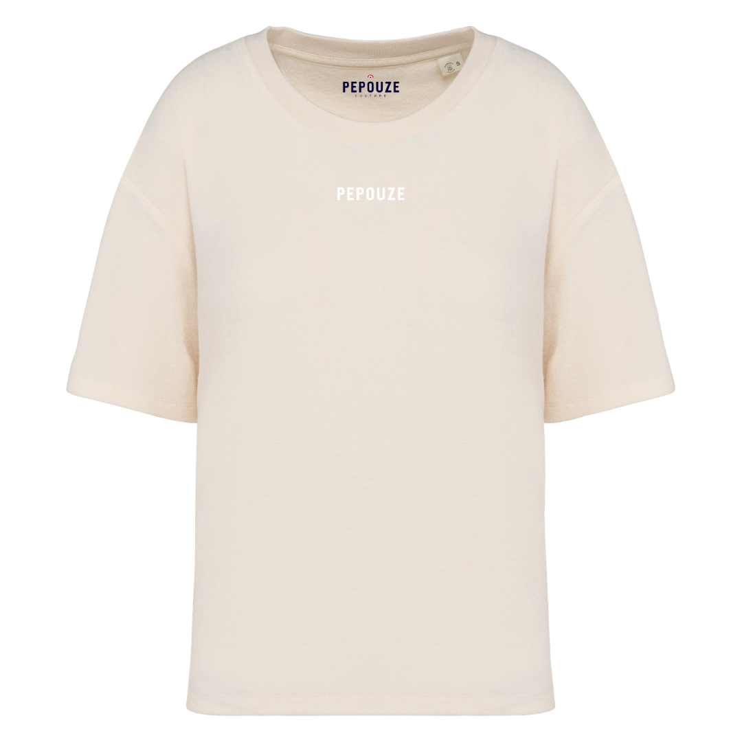 Tee-Shirt Eponge Femme Pepouze Ivoire