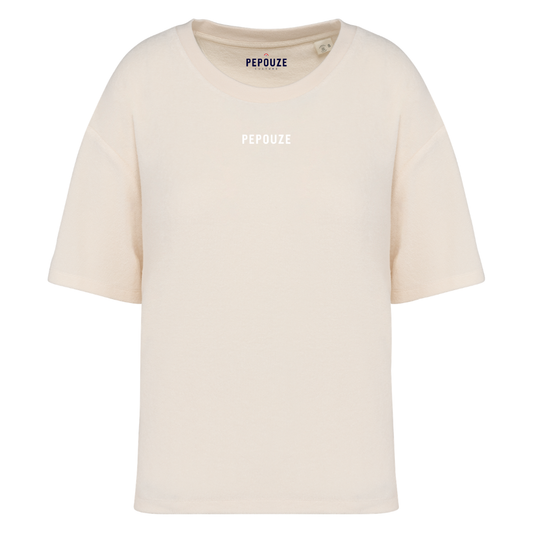 Tee-Shirt Eponge Femme Pepouze Ivoire
