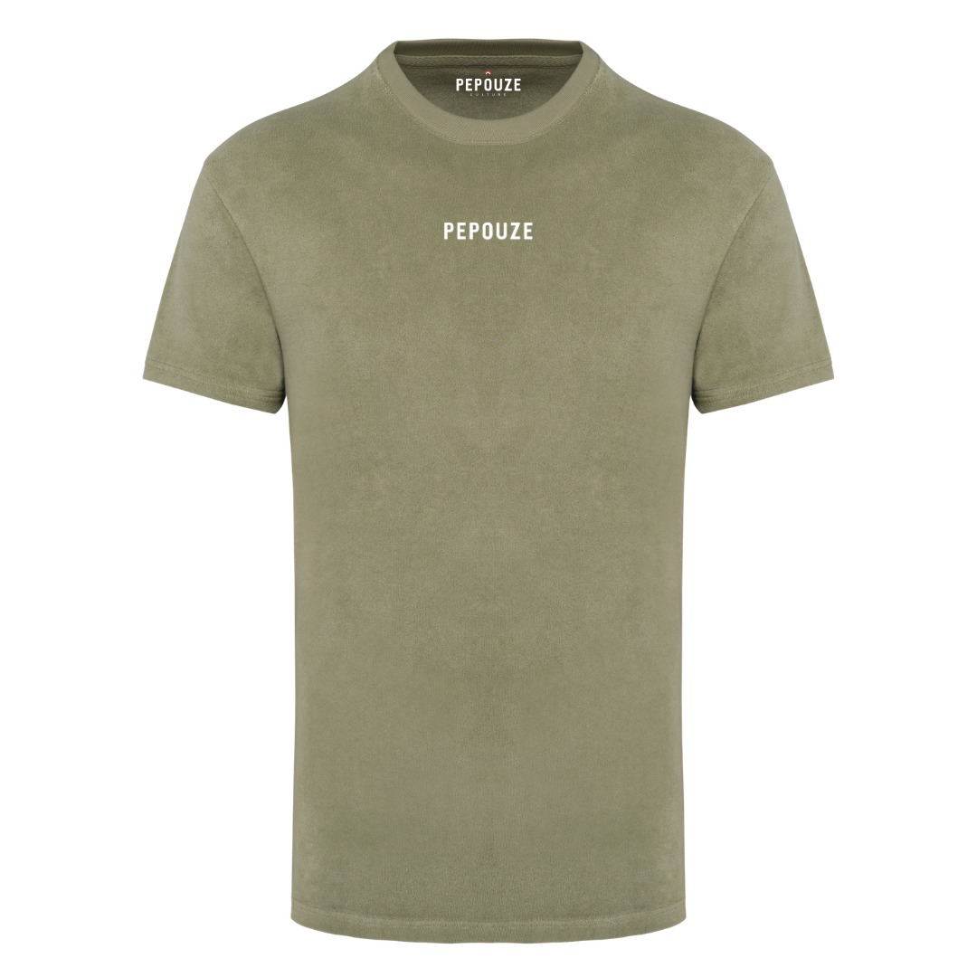 Tee-Shirt Eponge Homme Pepouze Kaki