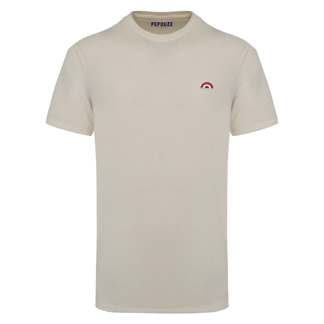 Tee-Shirt Eponge Homme Arc-en-Ciel Ivoire