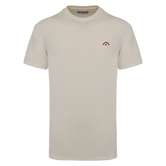 Tee-Shirt Eponge Homme Arc-en-Ciel Ivoire