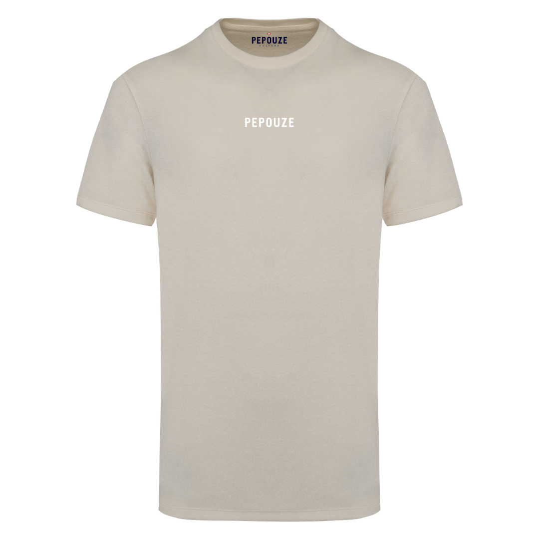 Tee-Shirt Eponge Homme Pepouze Ivoire
