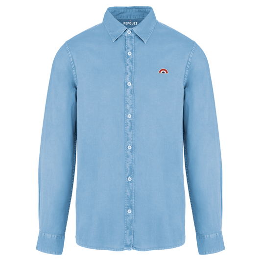 Chemise Homme Arc-en-Ciel Bleu Ciel