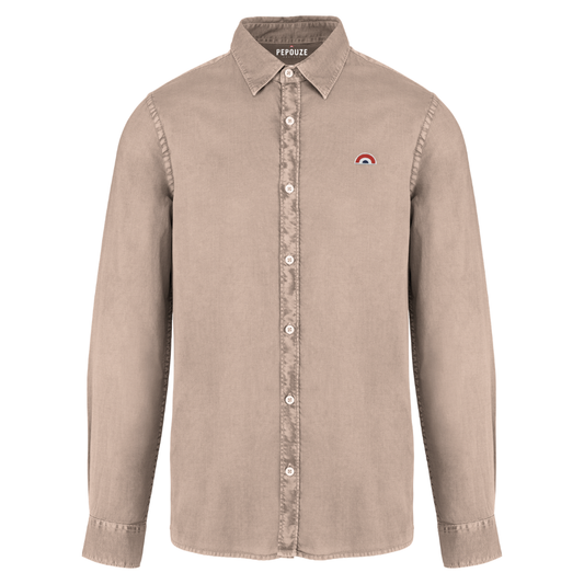 Chemise Homme Arc-en-Ciel Beige