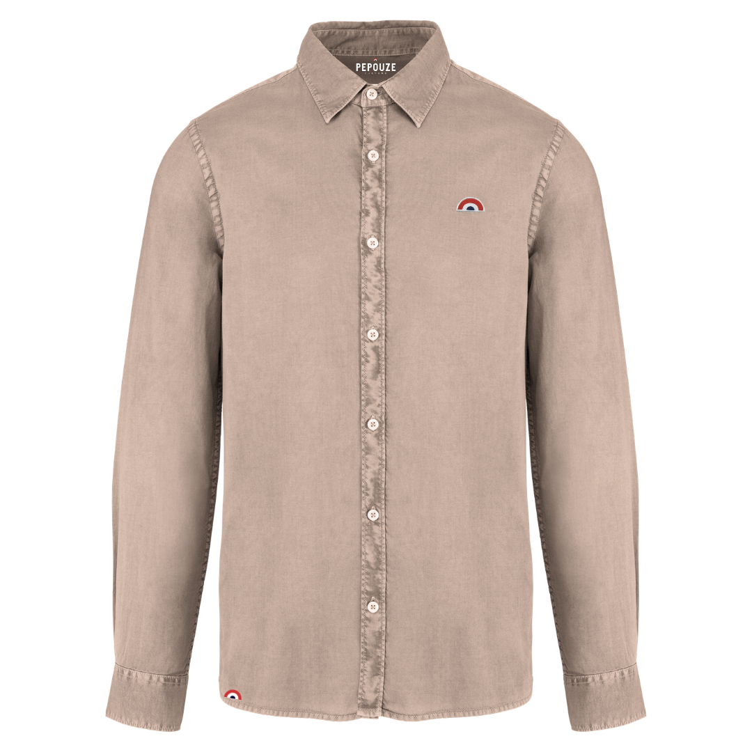 Chemise Homme Arc-en-Ciel Beige