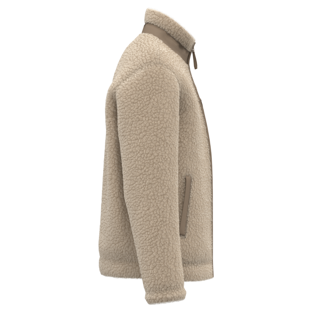 Veste Adulte Sherpa Arc-en-Ciel Ivoire