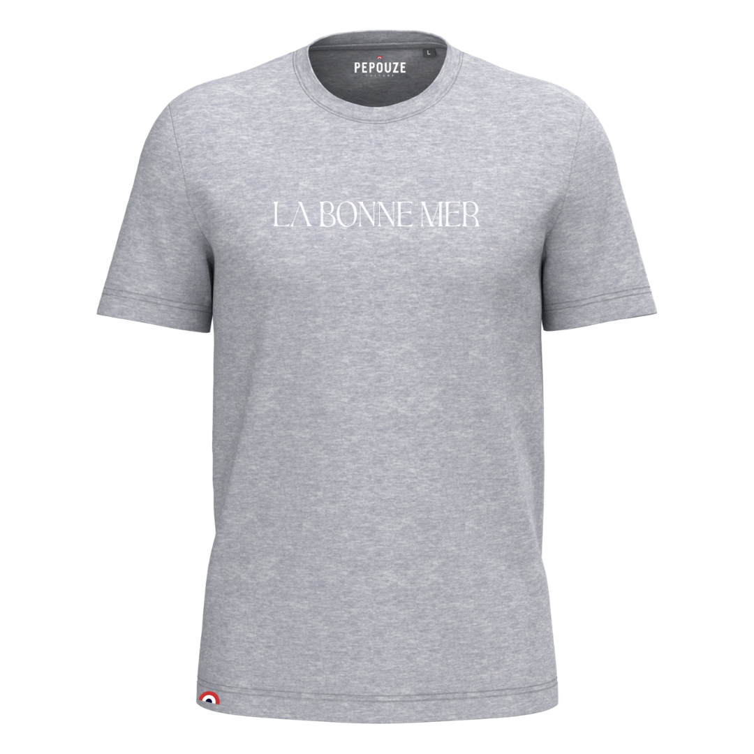 Tee-Shirt Adulte La Bonne Mer Gris Blanc