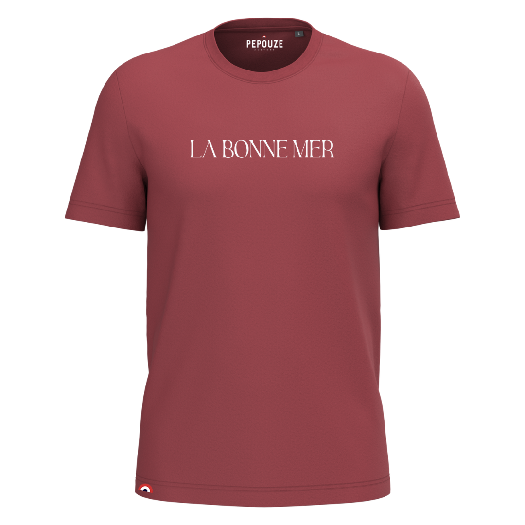 Tee-Shirt Adulte La Bonne Mer Terracotta Blanc