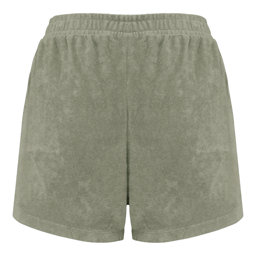 Short Eponge Femme Arc en Ciel Kaki
