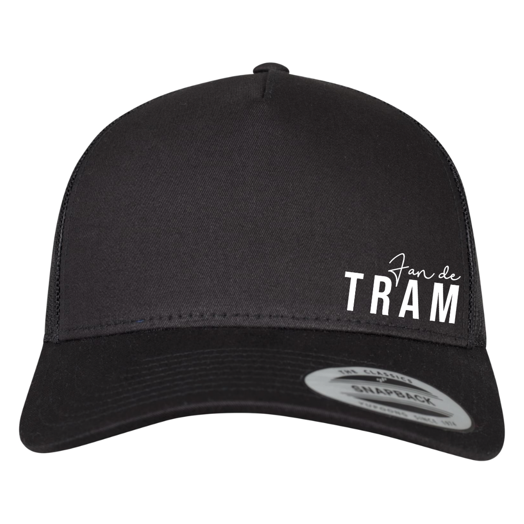 Casquette Trucker Adulte Fan de Tram Noir