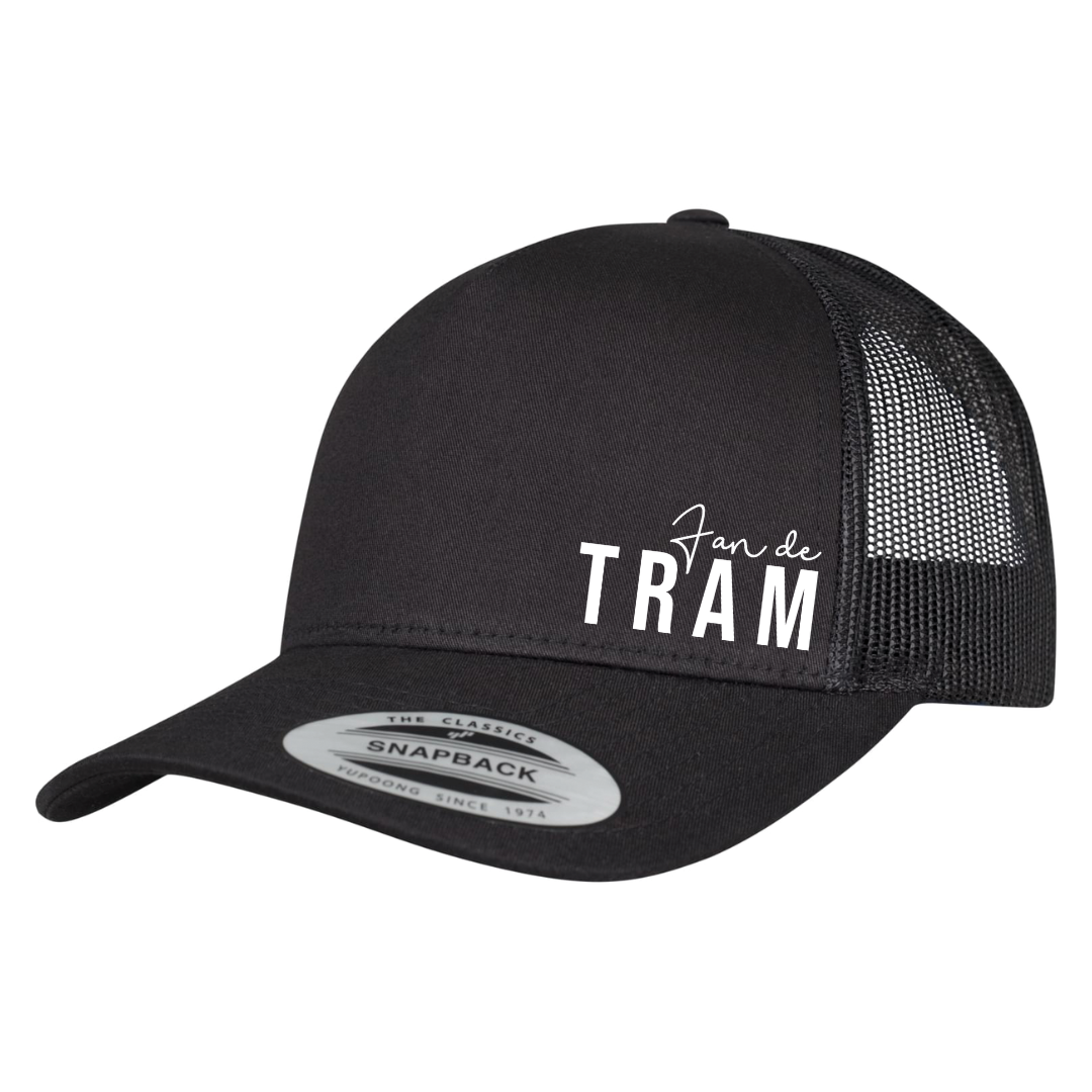 Casquette Trucker Adulte Fan de Tram Noir
