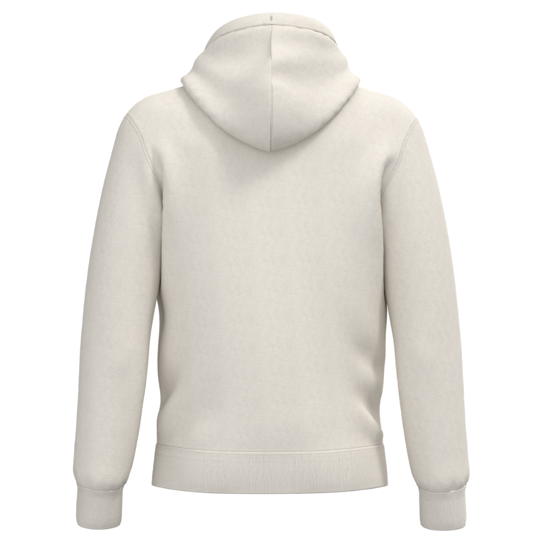 Sweat Adulte Capuche Zippé Sherpa Fan de Tram Ivoire