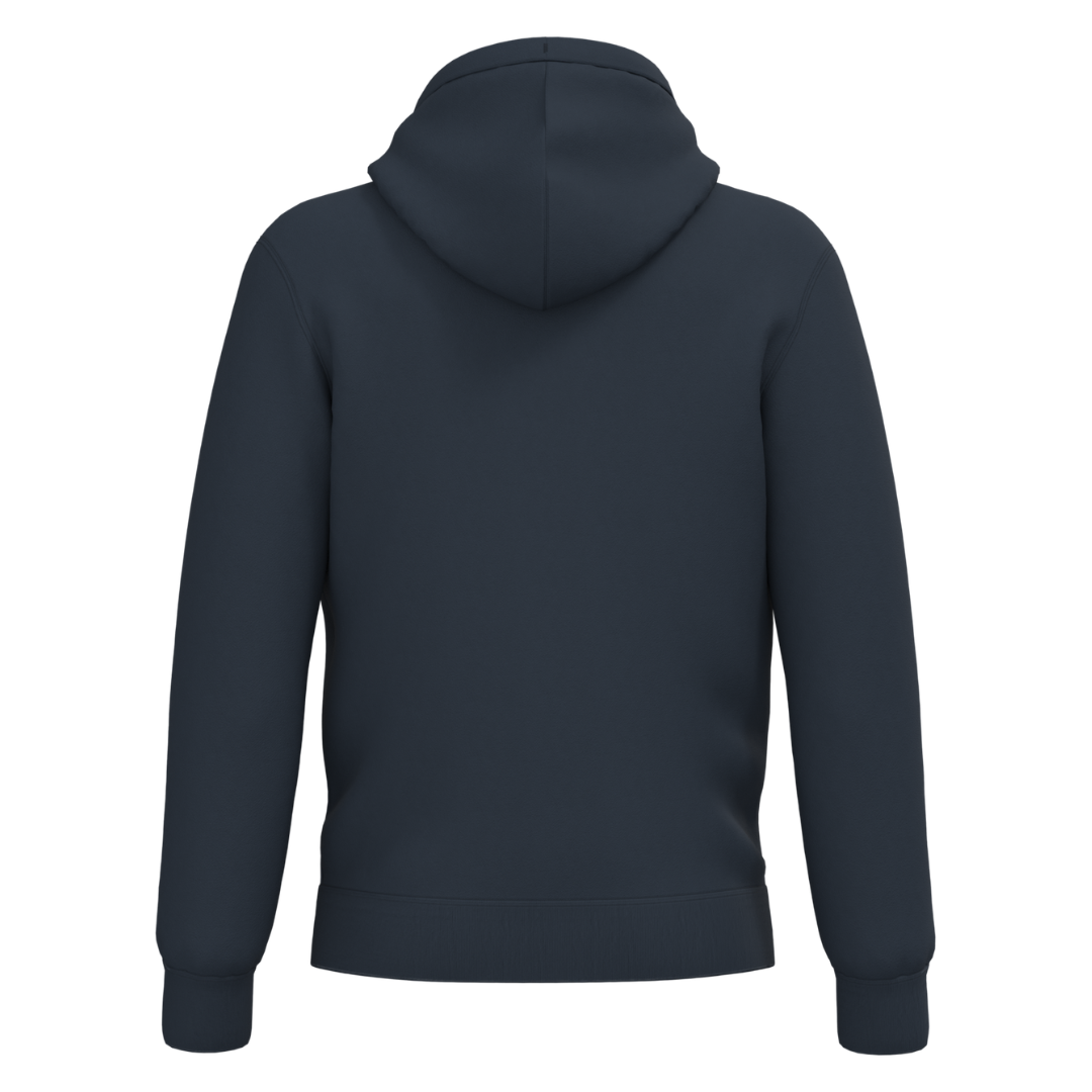 Sweat Adulte Capuche Zippé Sherpa Arc-en-Ciel Bleu