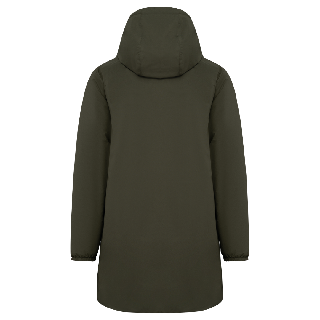 Parka Adulte Imperméable Sherpa Arc-en-Ciel Kaki