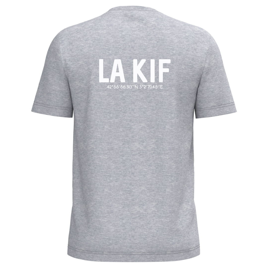 Tee-Shirt Adulte La KIF Gris Blanc