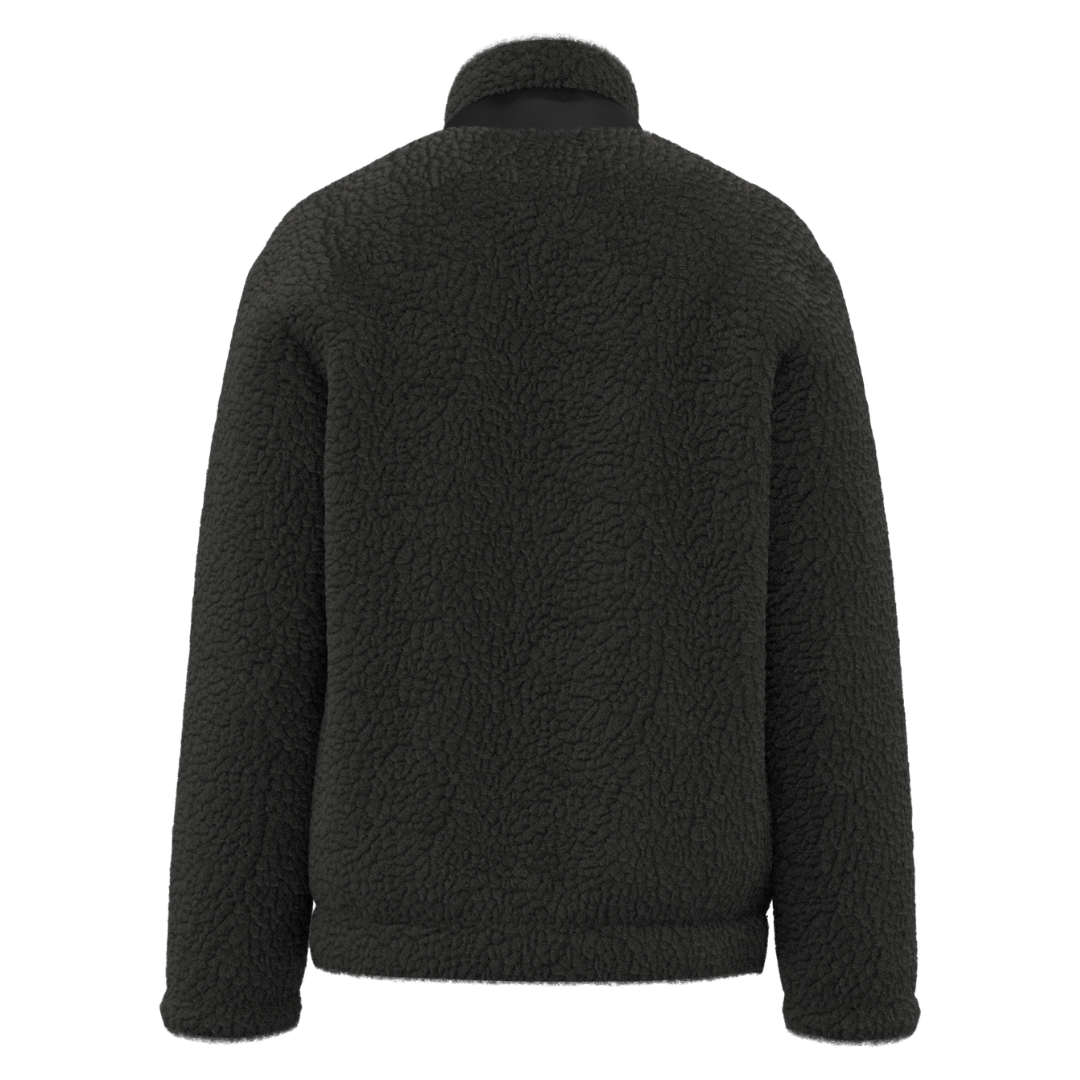 Veste Adulte Sherpa Arc-en-Ciel Noir