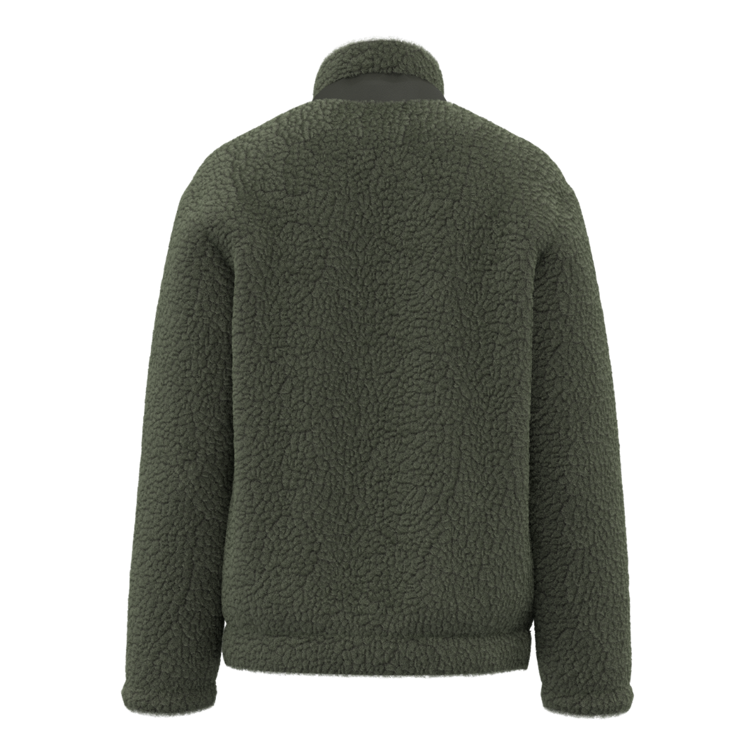 Veste Adulte Sherpa Arc-en-Ciel Kaki
