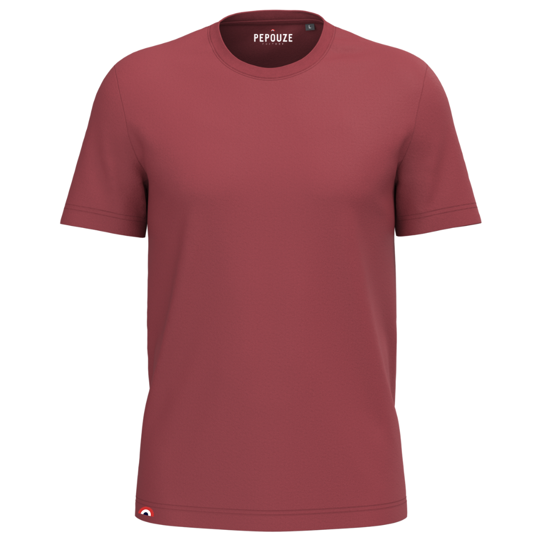 Tee-Shirt Adulte La KIF Terracotta Blanc