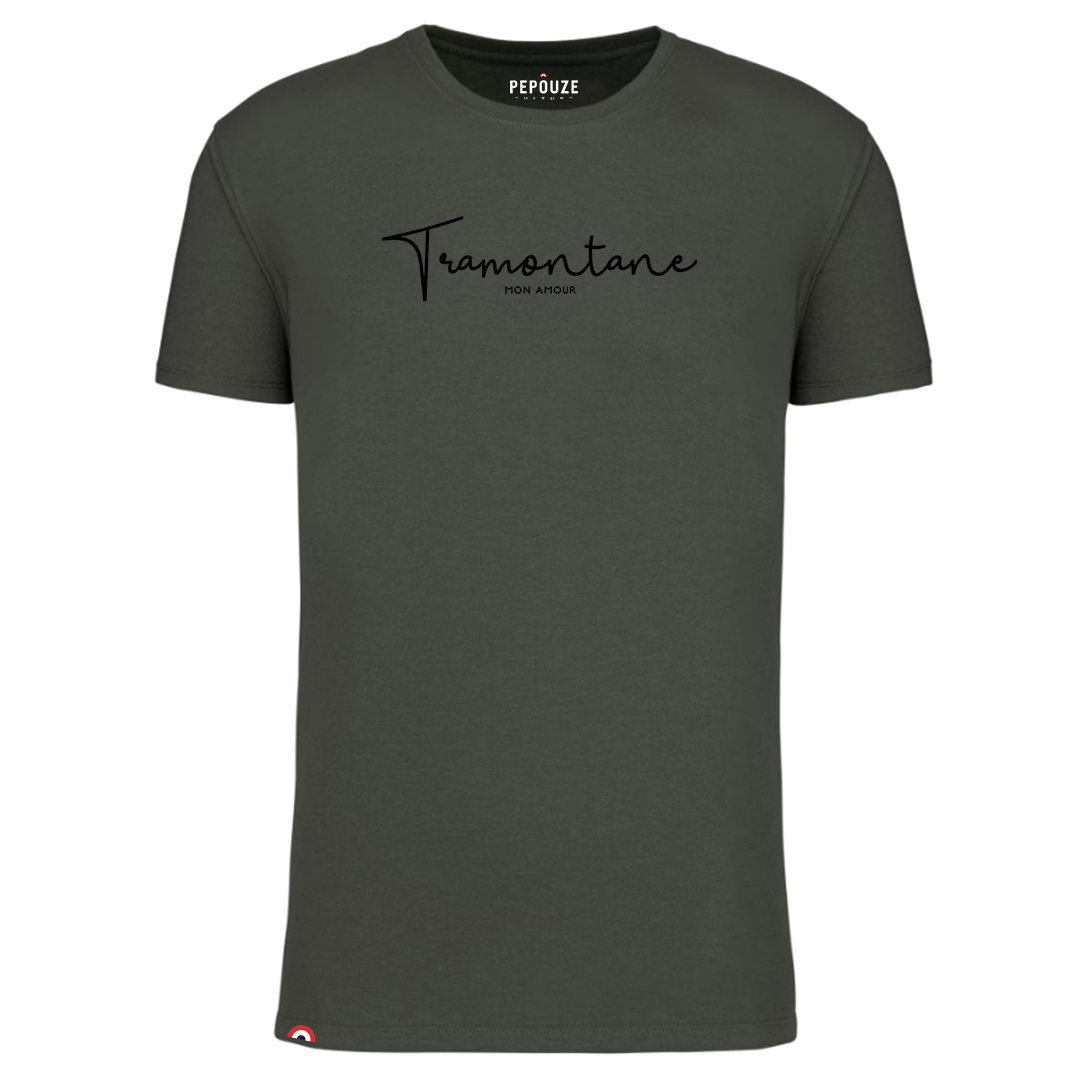 Tee-Shirt Adulte Tramontane Kaki Noir