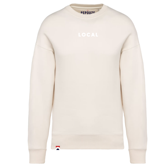 Sweat Enfant Local Ivoire Blanc