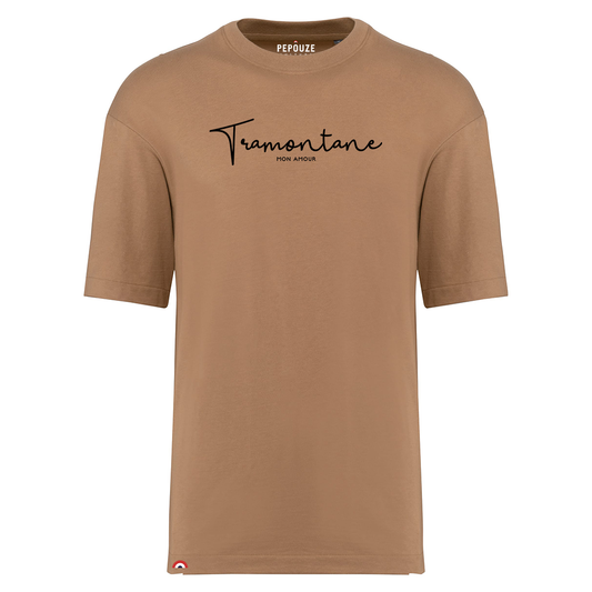 Tee-Shirt Adulte Oversize Tramontane Mocha Noir