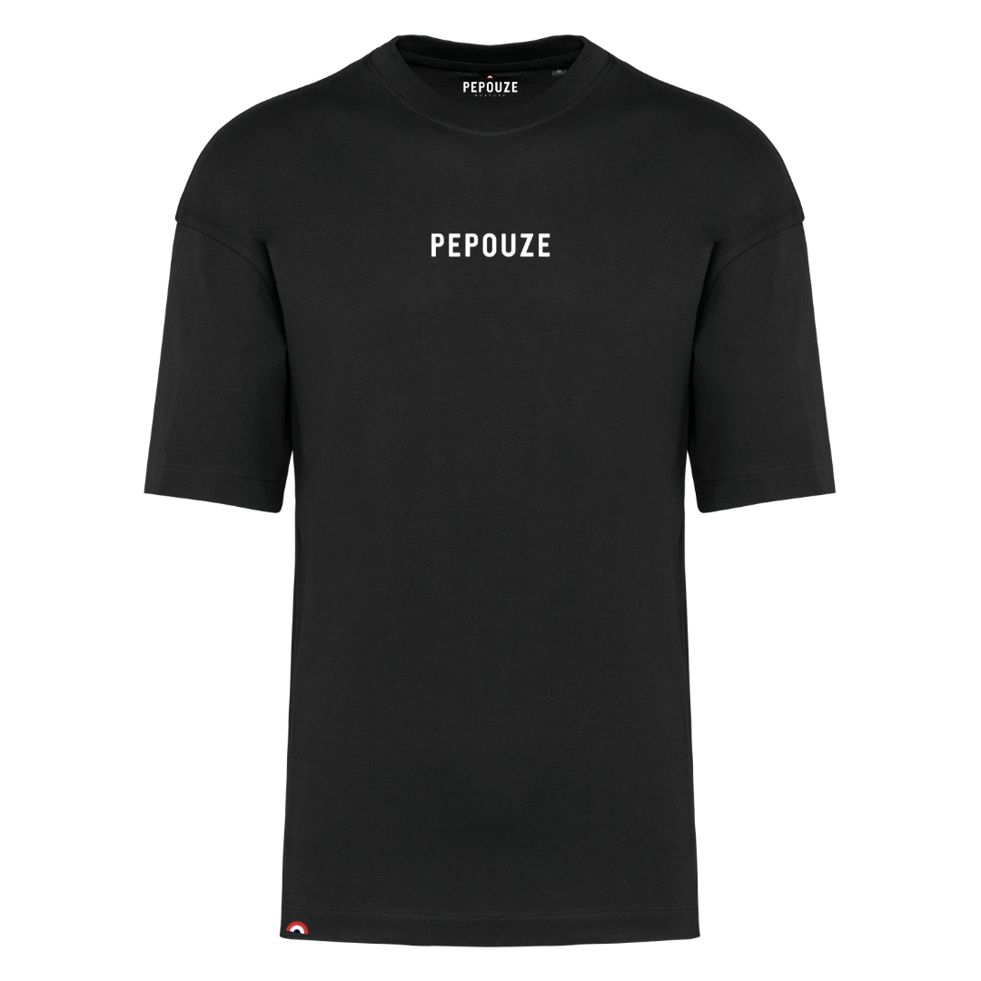 Tee-Shirt Adulte Oversize Pepouze Noir Blanc