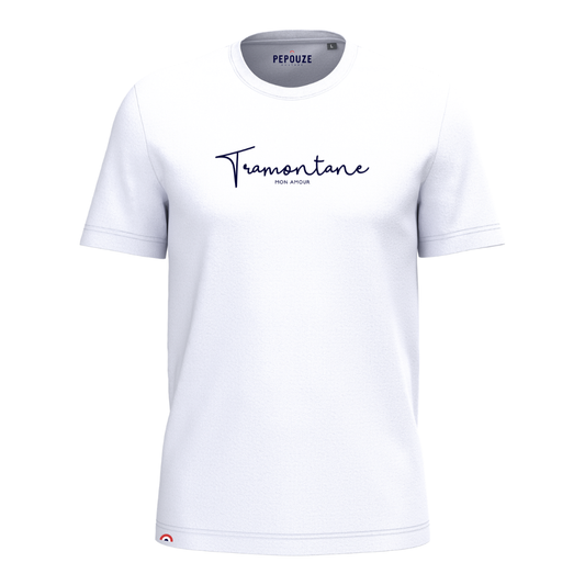 Tee-Shirt Adulte Tramontane Blanc Bleu