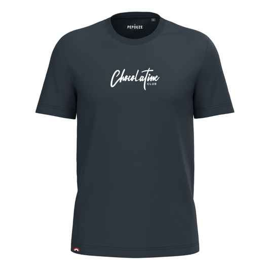 Tee-Shirt Adulte Chocolatine Club Bleu Blanc