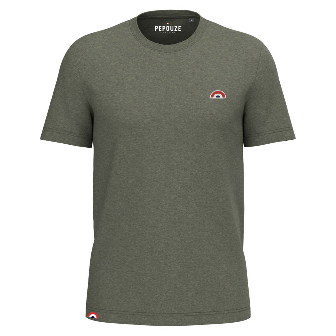 Tee-Shirt Adulte Arc-en-Ciel Kaki