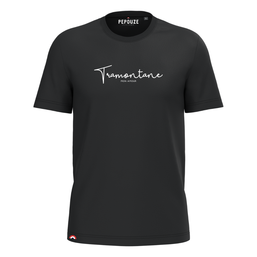 Tee-Shirt Adulte Tramontane Noir Blanc