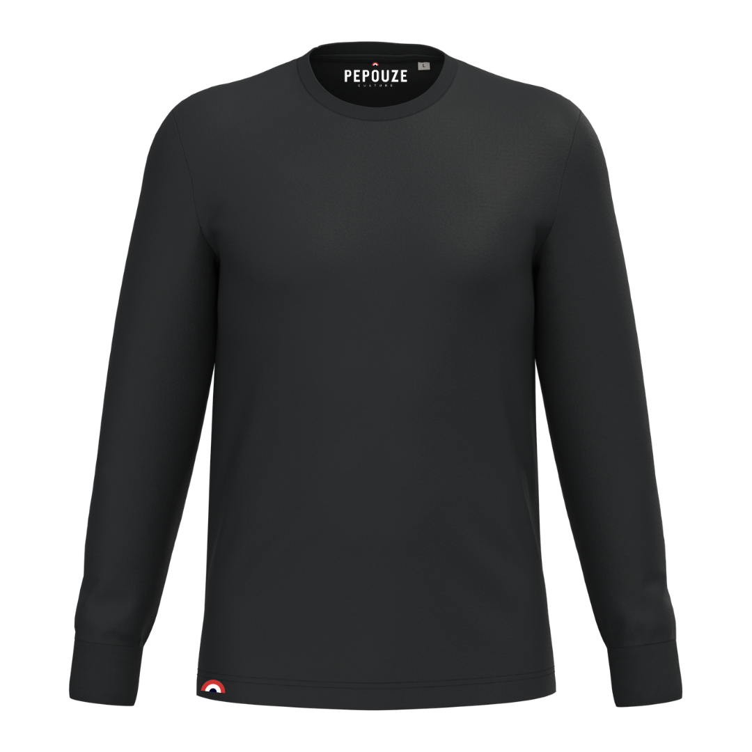 Tee-Shirt Manches Longues Adulte La KIF Noir