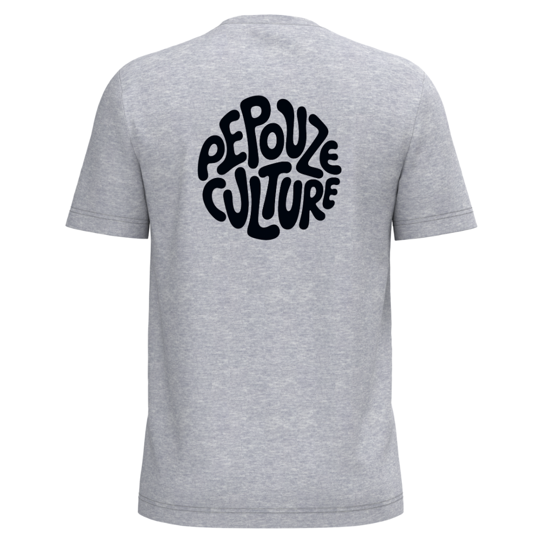 Tee-Shirt Adulte Pepouze Culture Gris Noir