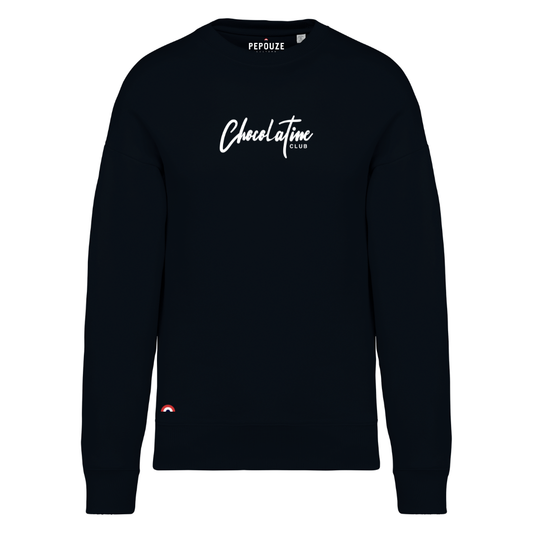 Sweat Adulte Chocolatine Club Noir Blanc