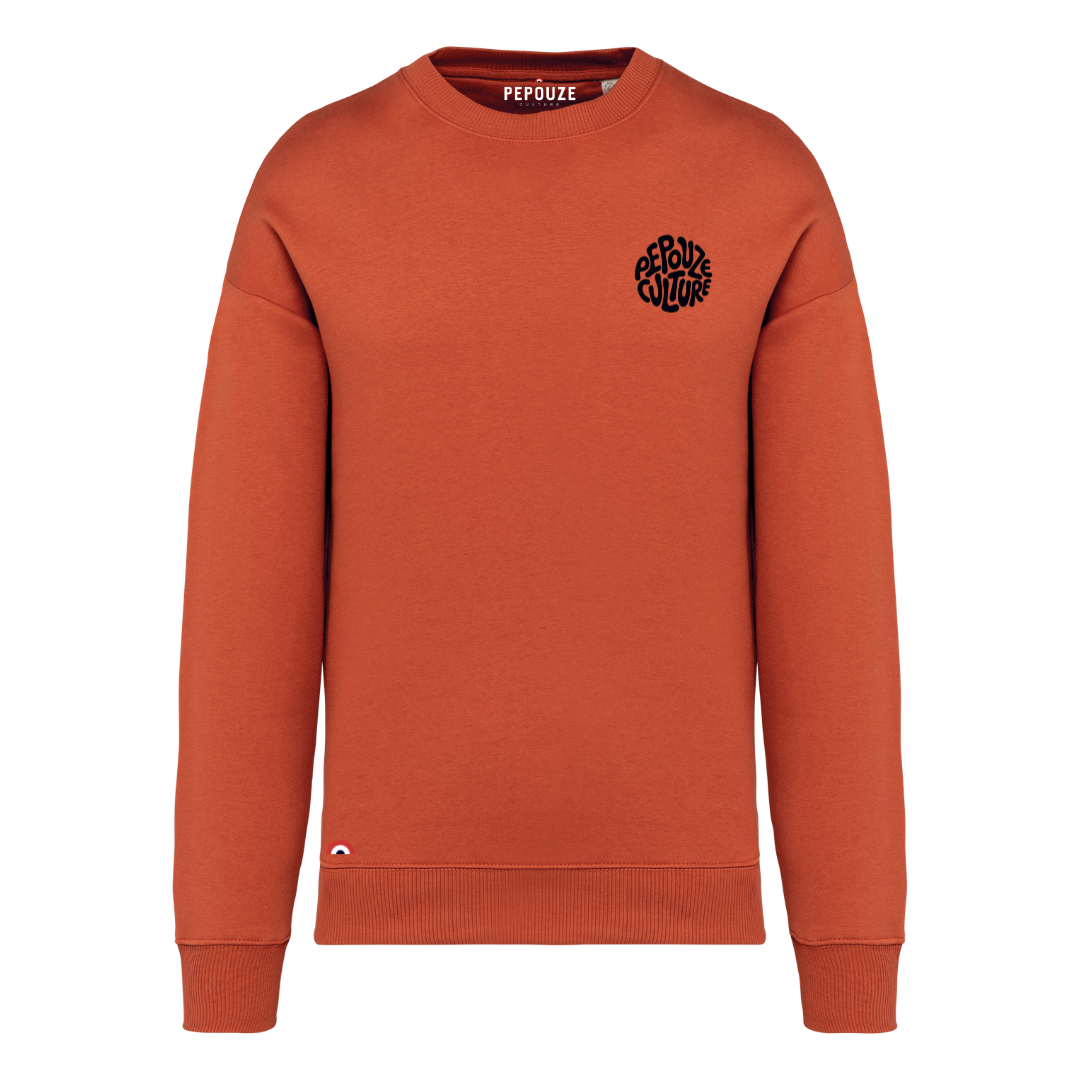 Sweat Adulte Pepouze Culture Bronze Noir