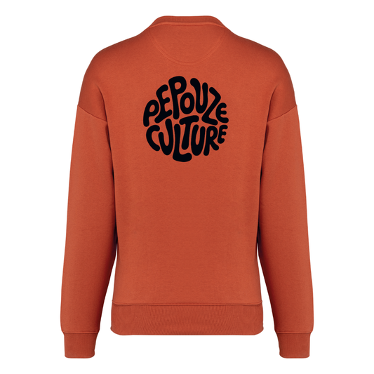 Sweat Adulte Pepouze Culture Bronze Noir