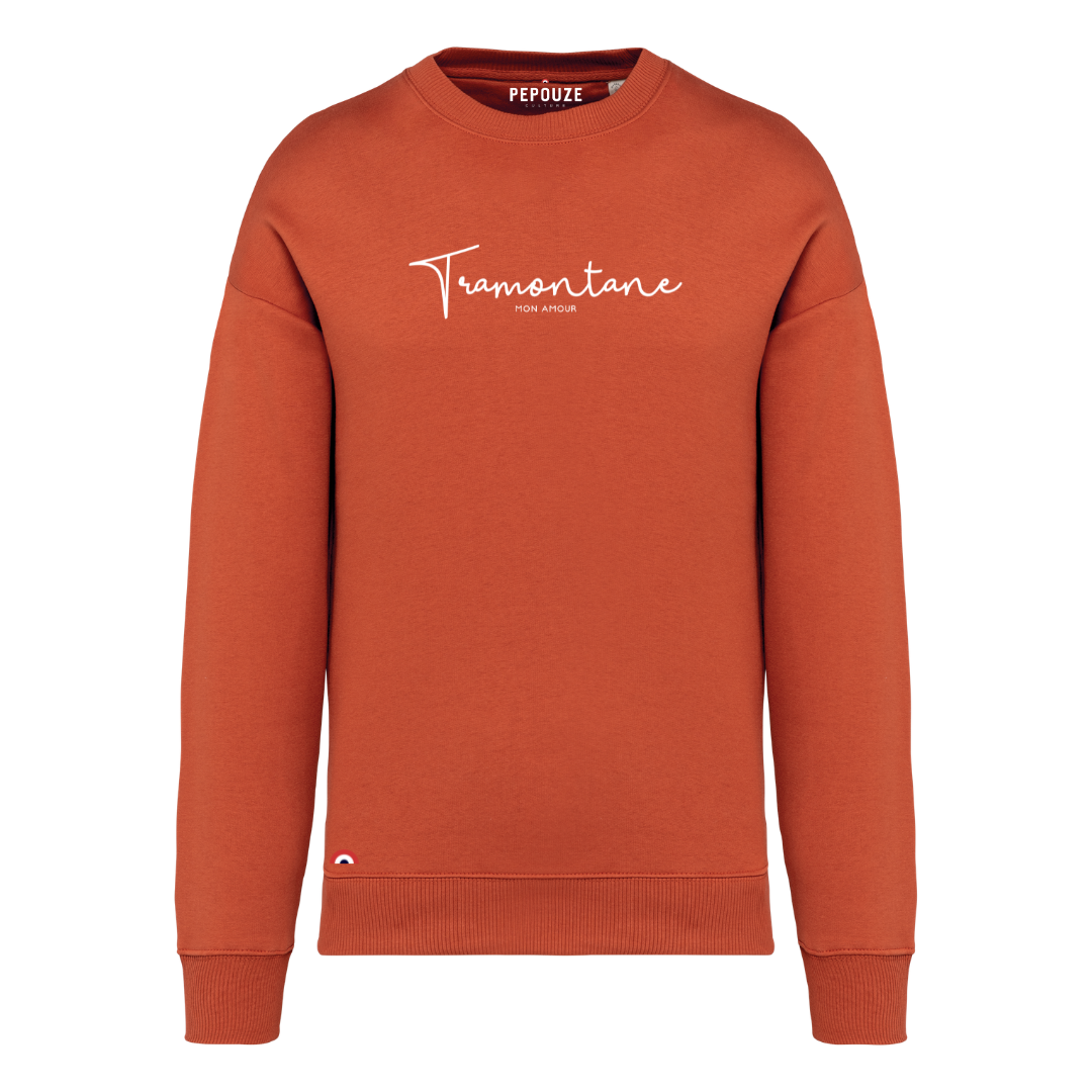 Sweat Adulte Tramontane Bronze Blanc