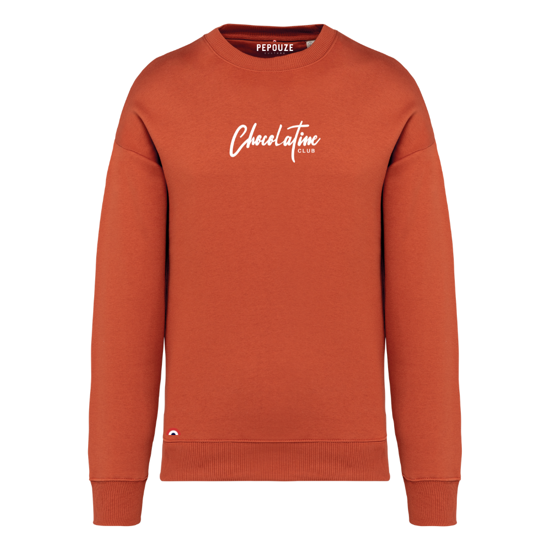 Sweat Adulte Chocolatine Club Bronze Blanc