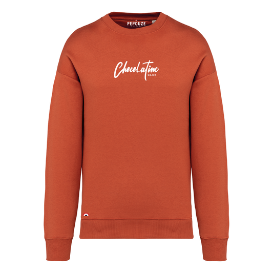 Sweat Adulte Chocolatine Club Bronze Blanc
